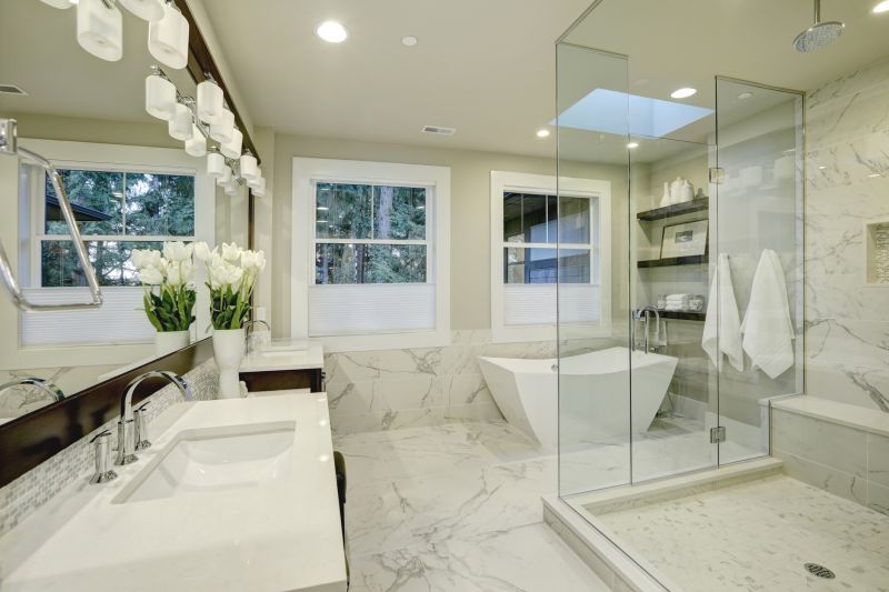 Spacious Walk-In Shower Setup